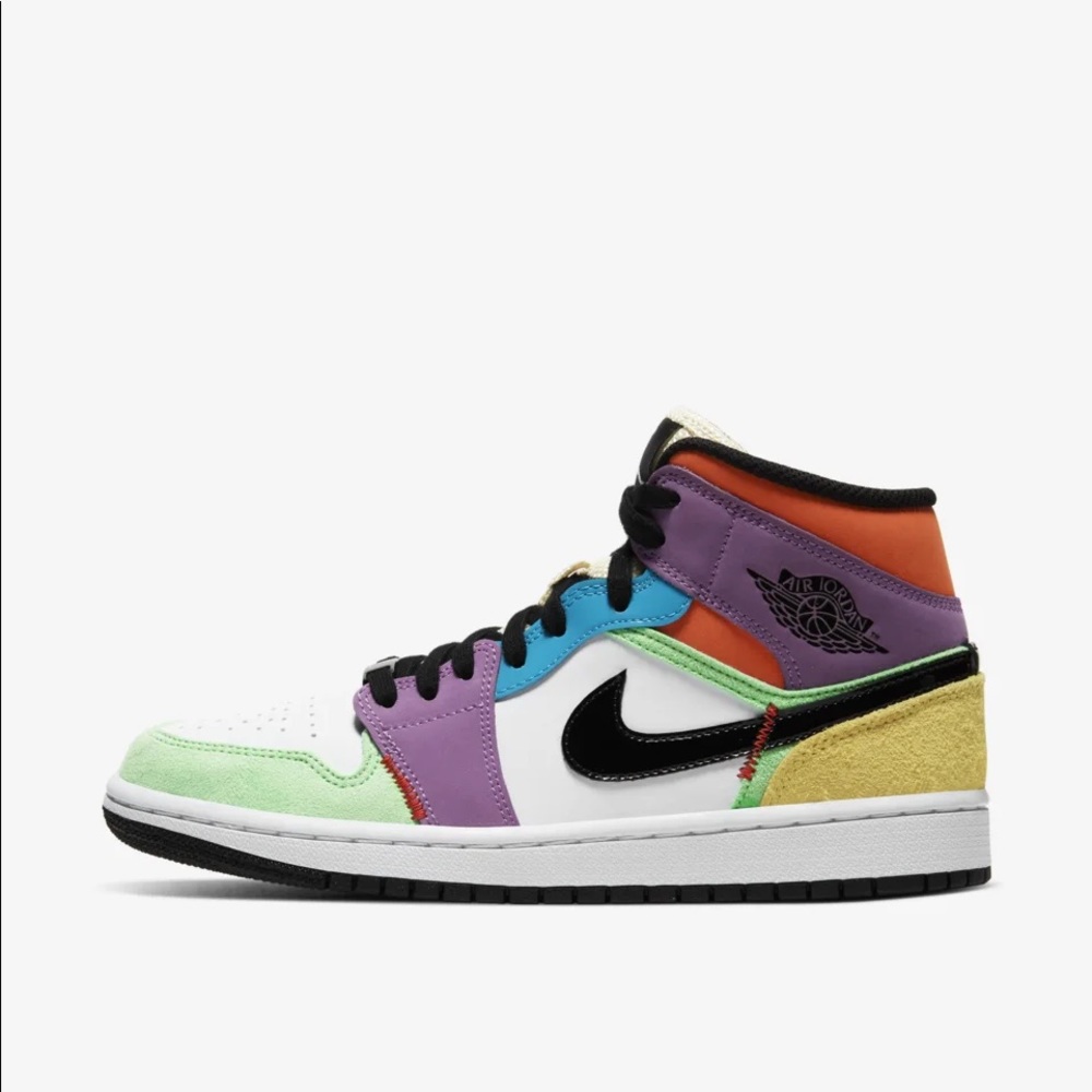 Jordan 1 mids multi color